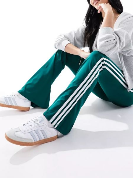 Леггинсы Adidas Originals зеленые