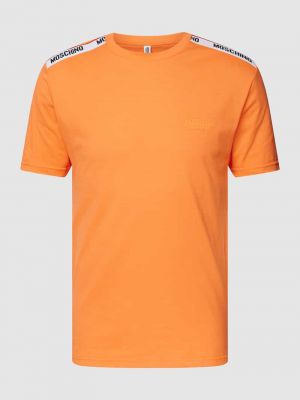 Koszulka Moschino Swim + Underwear pomarańczowa