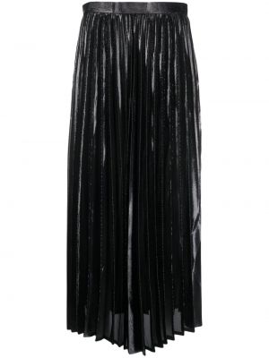 Spódnica midi plisowana Junya Watanabe czarna