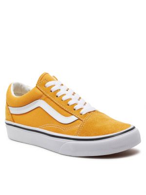 Ниски обувки Vans жълто