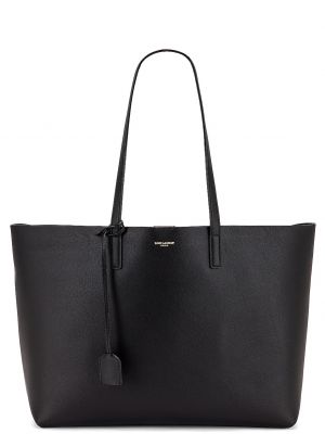 Черная сумка шоппер Saint Laurent