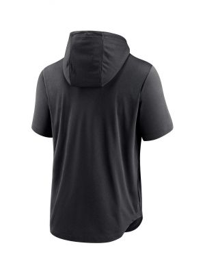 Пуловер с капюшоном с коротким рукавом Nike черный