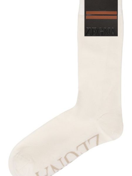 Шерстяные носки Zegna белые