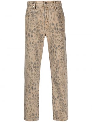 Jeans à imprimé à imprimé léopard Tom Ford