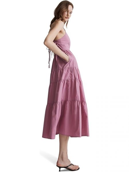 Длинное платье Madewell розовое