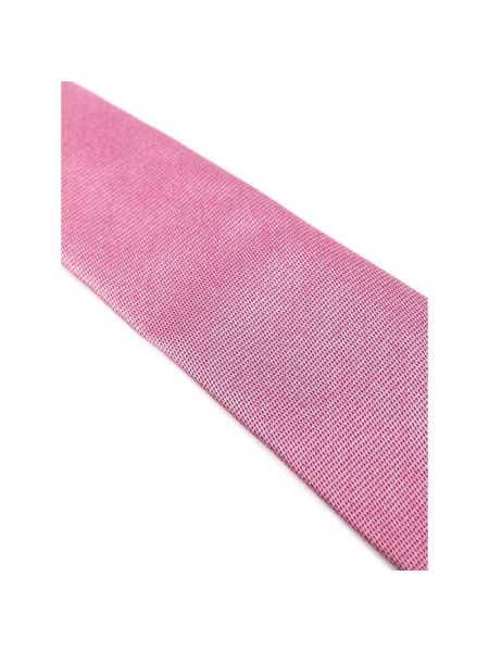Corbata de seda Canali rosa