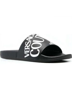 Kapcie Versace Jeans Couture czarne