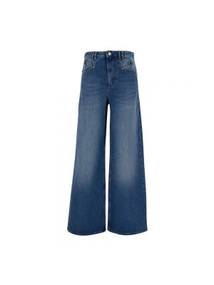 Straight leg jeans a vita alta baggy Isabel Marant blu
