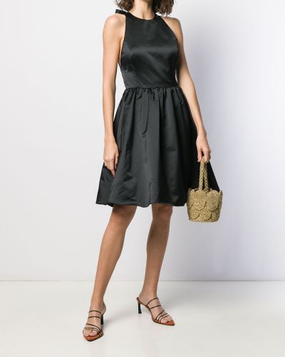 Mini vestido sin mangas bootcut Polo Ralph Lauren negro