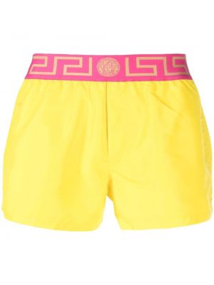 Trykt shorts Versace gul