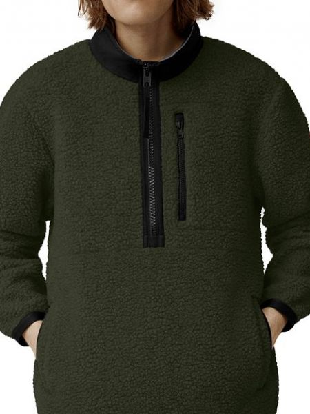 Флисовый пуловер Renfrew Kind с высоким ворсом Canada Goose, Green
