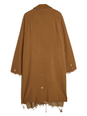 Manteau en laine Undercover marron
