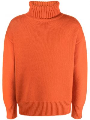 Džemper od kašmira oversized Extreme Cashmere narančasta
