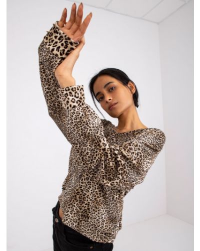 Bluză cu imagine cu model leopard Fashionhunters