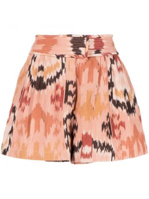 Abstrakt tryck shorts Ulla Johnson vit