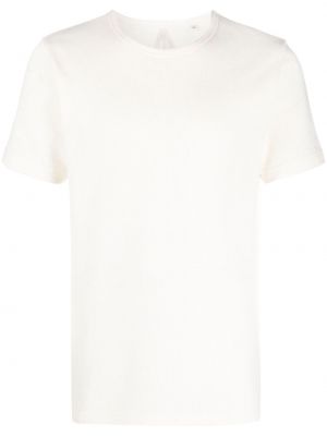 Мрежеста памучна тениска Sunflower бяло