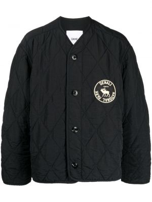 Dūnu jaka ar apdruku Oamc melns