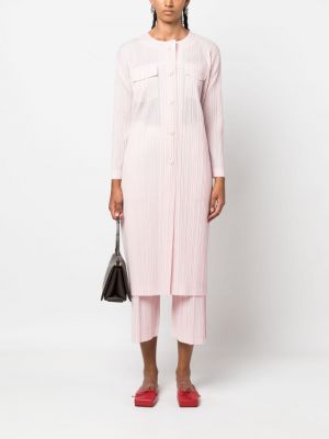 Transparente hemd Pleats Please Issey Miyake pink