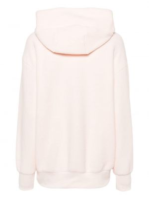 Flīsa kapučdžemperis ar izšuvumiem Nike rozā