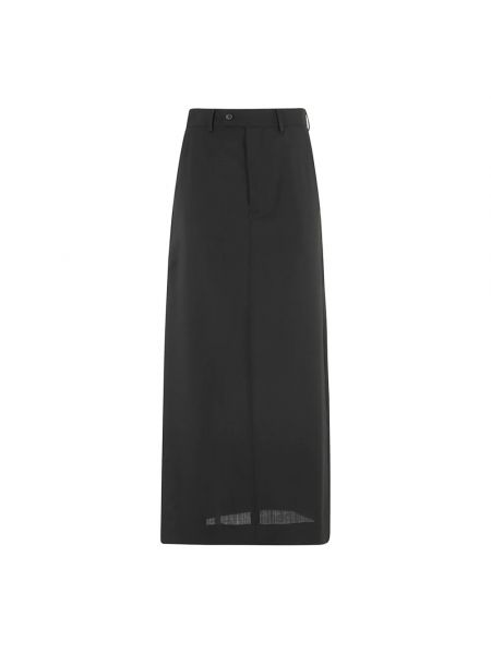 Długa spódnica elegancka Mm6 Maison Margiela czarna