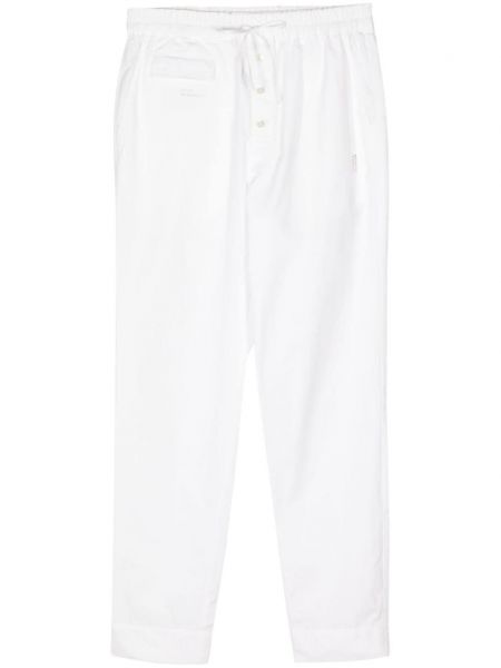 Pantaloni sport din bumbac Undercover alb