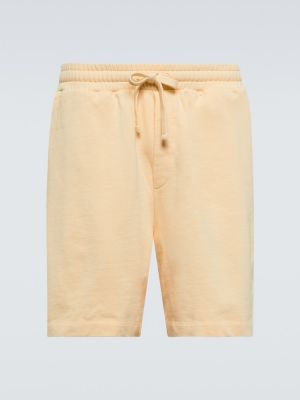 Shorts en coton Nanushka beige