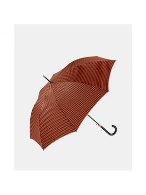 Paraguas con estampado pata de gallo Ezpeleta rojo