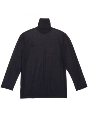 Прозрачен пуловер Balenciaga черно