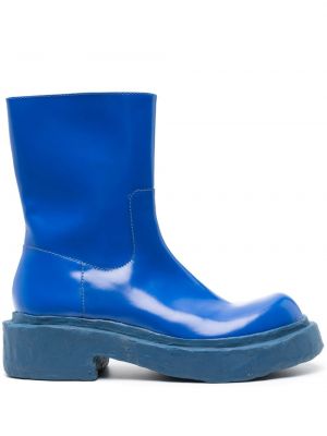Iš natūralios odos auliniai batai chunky Camperlab mėlyna