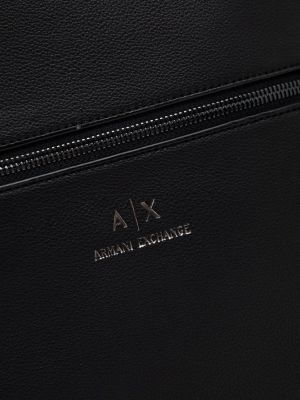 Однотонный рюкзак Armani Exchange черный