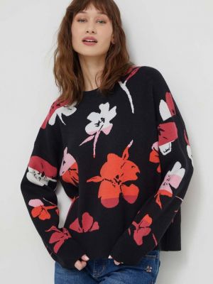 Sweter Desigual czarny