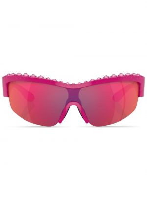 Sonnenbrille mit kristallen Swarovski pink