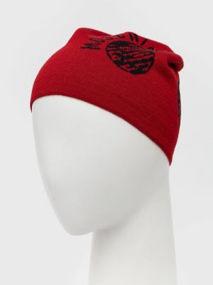 Червона вовняна шапка Moschino