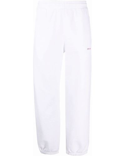Спортни панталони с градиентным принтом Off-white бяло