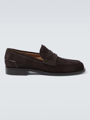 Loafers σουέντ Gianvito Rossi καφέ