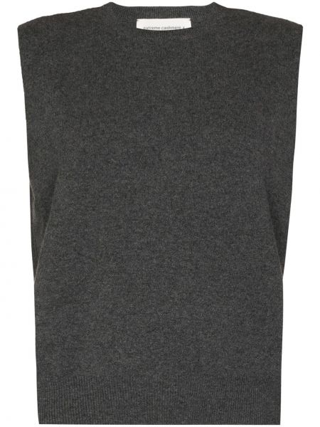 Camiseta de cachemir Extreme Cashmere gris