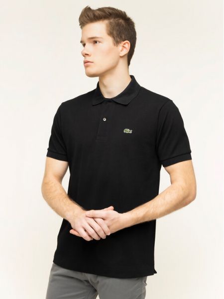 Klasikiniai polo marškinėliai Lacoste juoda