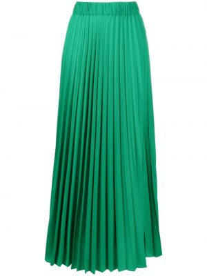 Plisovaná dlhá sukňa P.a.r.o.s.h. zelená