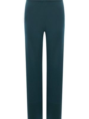 Шерстяные брюки Pietro Brunelli зеленые