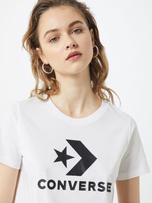 T-shirt à motif chevrons à motif étoile Converse