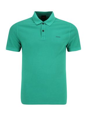 Поло тениска Boss Casual зелено