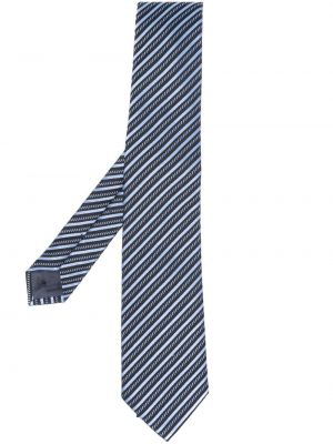 Pruhovaná hedvábná kravata Emporio Armani