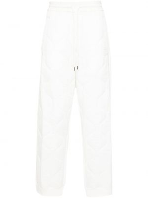 Relaxed ватирани спортни панталони Dries Van Noten бяло