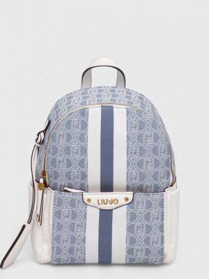 Plecak żakardowy Liu Jo niebieski
