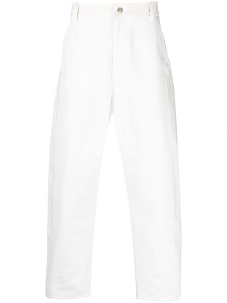 Pantalones ajustados bootcut Valentino blanco