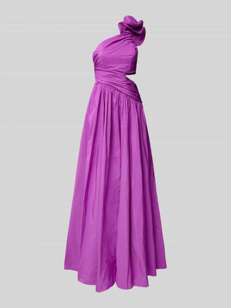 Sukienka wieczorowa w jednolitym kolorze balowa elegancka V.m. fioletowa
