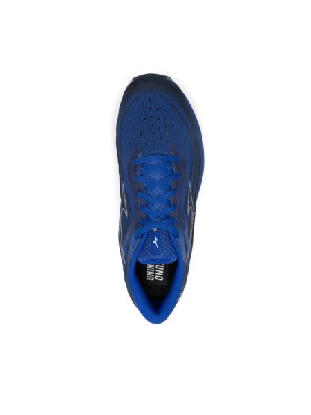 Sneakersy z siateczką Mizuno niebieskie