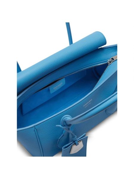 Bolsa de hombro Salvatore Ferragamo azul