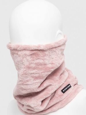 Рожевий однотонний шарф Burton