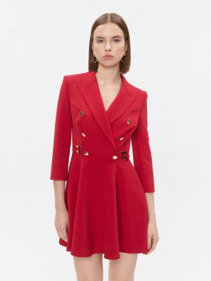 Sukienka koktajlowa Elisabetta Franchi czerwona